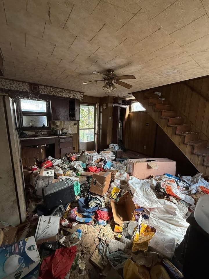 Interior debris condition before property cleanout planning in Northeast PA